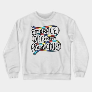 autism awareness ribbon Crewneck Sweatshirt